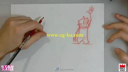 2D传统角色动画纸张绘制运动形态视频教程的图片1
