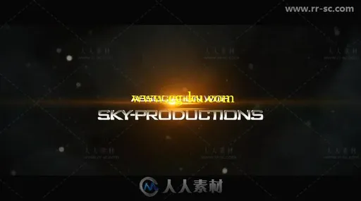 史诗三维金属质感文字标志电影预告片视频包装AE模板 Videohive Cinematic Traile的图片1