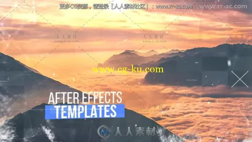 美丽独特水墨晕开照片展示幻灯片相册动画AE模板 Videohive Ink Slideshow 19740122的图片1