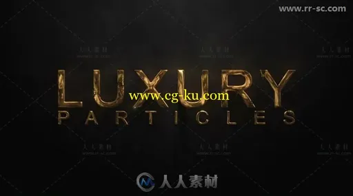 豪华神奇粒子上升聚合标志展示Logo演绎AE模板 Videohive Luxury Particle Logo 20的图片3