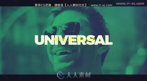 现代时尚个性图文快速切换标志展示Logo演绎AE模板 Videohive Fast Logo Intro 206的图片1