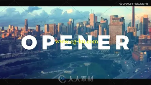 简单明亮动感文字标题排版动画视频包装AE模板 Videohive Typography Opener 208的图片2