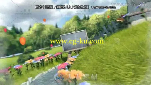 有趣的卡通效果生日派对照片展示幻灯片相册动画AE模板 Videohive Birthday Party的图片1