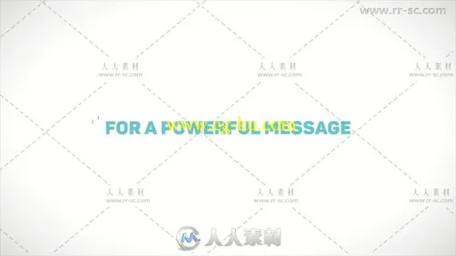 现代简单的弹性文字滑动动画展示AE模板  Videohive Easy Sliding Text 20526604的图片2