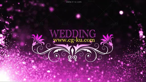 4款唯美高端婚礼主屏LED背景视频素材的图片1