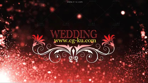 4款唯美高端婚礼主屏LED背景视频素材的图片2