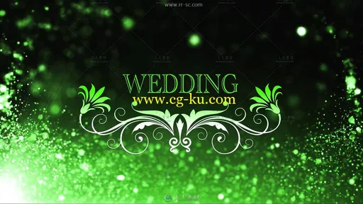 4款唯美高端婚礼主屏LED背景视频素材的图片3