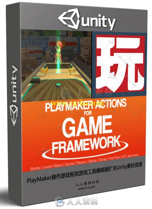 PlayMaker操作游戏框架游戏工具编辑器扩充Unity素材资源的图片1