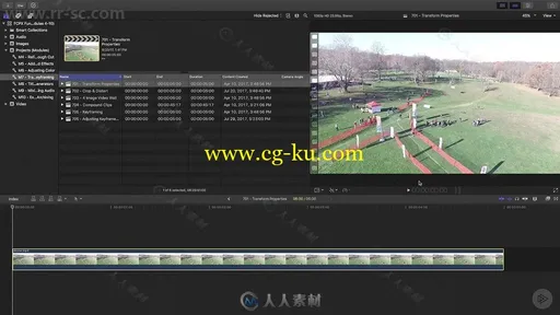 Final Cut Pro X剪辑非线基础核心训练视频教程的图片1