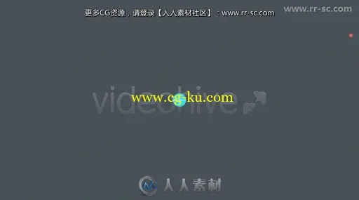 扁平化简单活力四射的球形标志展示Logo演绎AE模板的图片2