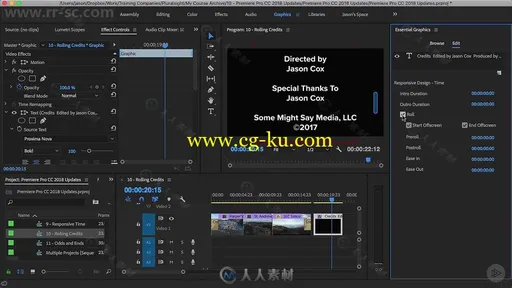 Premiere Pro CC 2018最新更新功能介绍视频教程的图片3