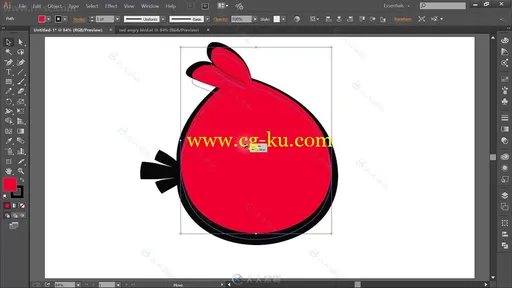 Illustrator经典卡通角色插画绘制视频教程的图片6