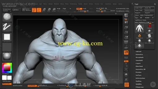 Zbrush高品质手机三维角色制作视频教程的图片7