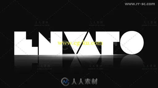 创意牛奶液体流动浇筑成字标志展示Logo演绎AE模板的图片3