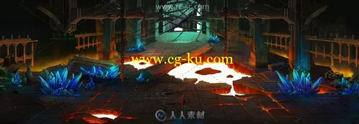 Q版西方魔幻战斗地图场景素材资源的图片7