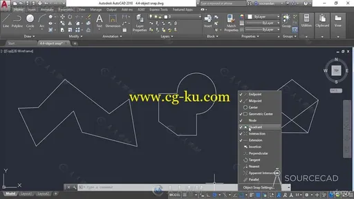 AutoCAD 2018超详细全面核心训练视频教程的图片7