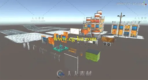 模块化环境包3D模型Unity游戏素材资源的图片3