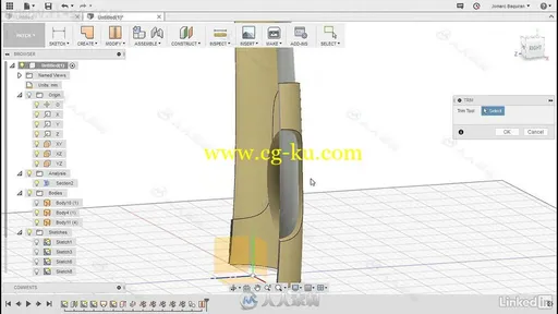 Fusion360曲面工具使用技巧视频教程的图片1