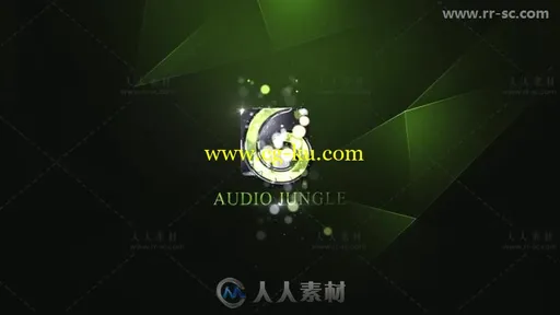 优雅梦幻朦胧背景粒子光斑闪烁标志展示Logo演绎AE模板的图片2