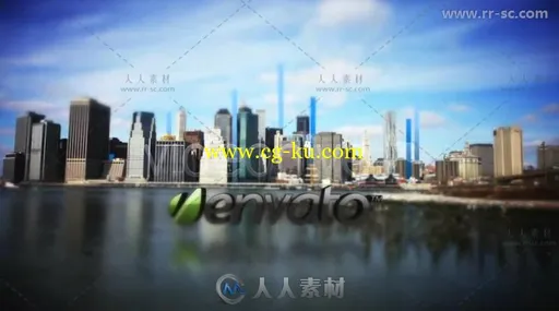 创意城市移轴摄影科技感数据展示幻灯片AE模板的图片3