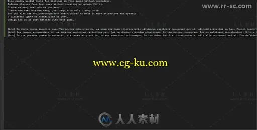 简单功能强大的动态文本GUI脚本Unity游戏素材资源的图片2