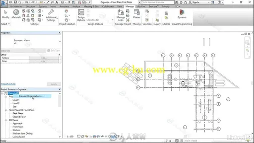 Revit室内建筑设计训练视频教程的图片2