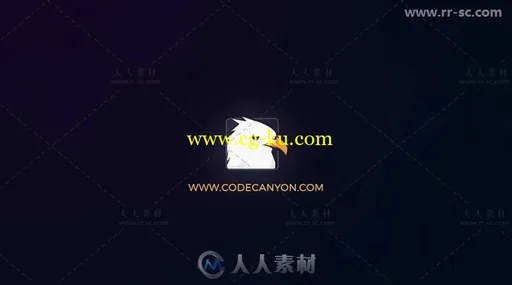 电子故障闪电毛刺小标志展示Logo演绎AE模板的图片2