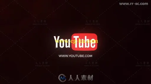 电子故障闪电毛刺小标志展示Logo演绎AE模板的图片3