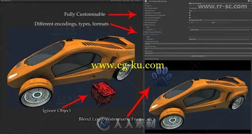 制作编辑器或游戏中的截图工具编辑器扩充Unity游戏素材资源的图片3