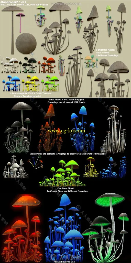 PoisenStore出品奇异幻想概念设计3D模型合集的图片12