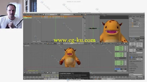 Blender嘴唇音频动画同步技术训练视频教程的图片2