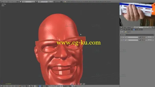 Blender邪恶机枪男低模角色完整实例制作视频教程的图片20