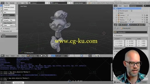 Blender脚本技术基础训练视频教程的图片3