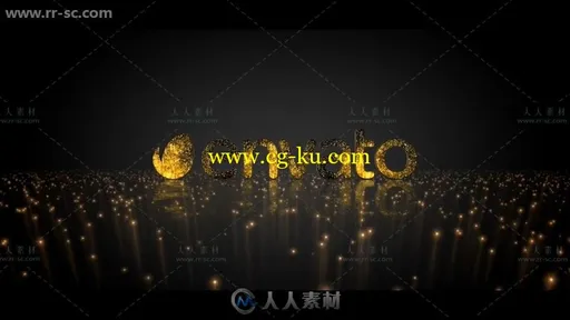 优雅黄金Logo演绎动画AE模版的图片2