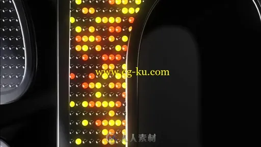 霓虹灯像素LED点亮Logo演绎动画AE模版的图片2