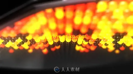 霓虹灯像素LED点亮Logo演绎动画AE模版的图片3