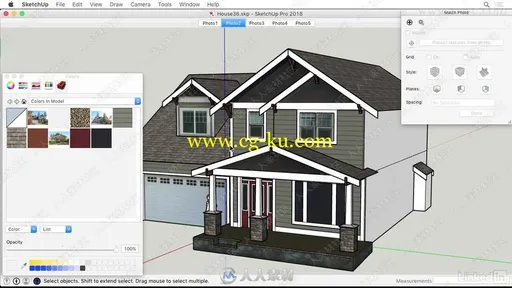 SketchUp从照片来制作建筑外景设计视频教程的图片1