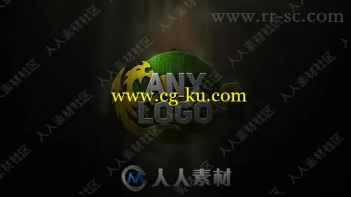 超震撼质感光泽Logo演绎动画AE模版的图片1