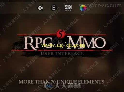 MMORPG在线角色扮演网游UI用户界面Unity游戏素材资源的图片1