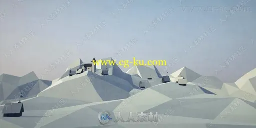 卡通几何艺术风格环境场景3D模型Unity游戏素材资源的图片6