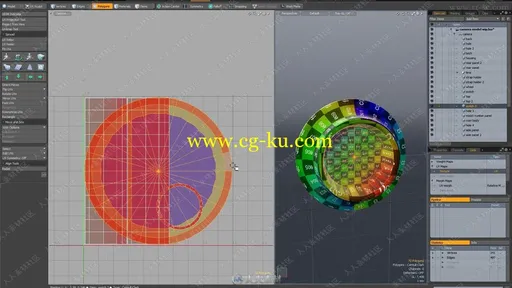 Modo产品硬表面UV映射技术训练视频教程的图片5