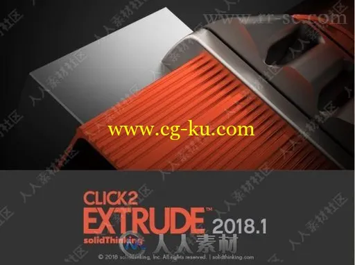 solidThinking Click2Extrude Metal Polymer三维设计软件V2018.1.4904版的图片1