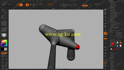 Zbrush动物解剖雕刻完整训练大师班视频教程的图片1