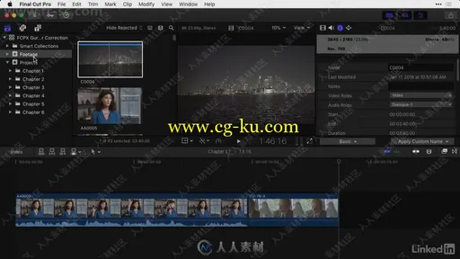 Final Cut Pro X色彩校正技术大师班视频教程的图片7