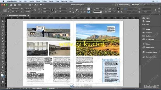 InDesign CC杂志书籍板式设计视频教程的图片3