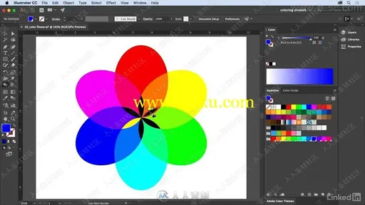 Illustrator色彩控制着色艺术训练视频教程的图片1