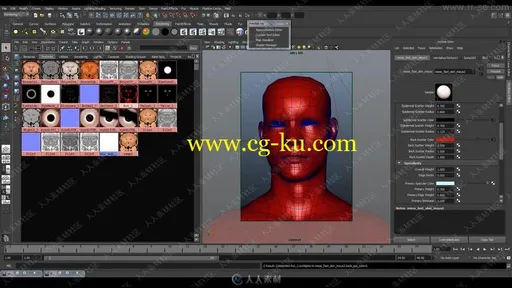 Zbrush与Maya李小龙角色实例制作流程视频教程的图片2
