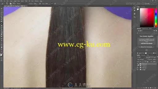 PS CC人物头发修饰高级技巧视频教程的图片1