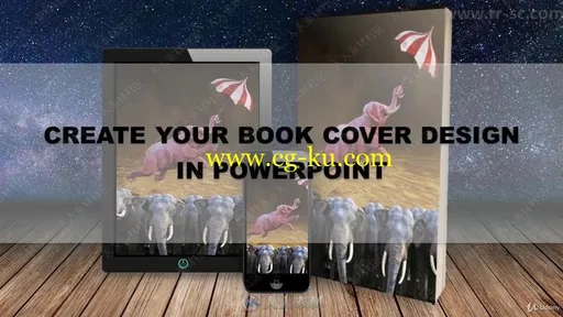 PowerPoint书籍杂志封面设计指南视频教程的图片1