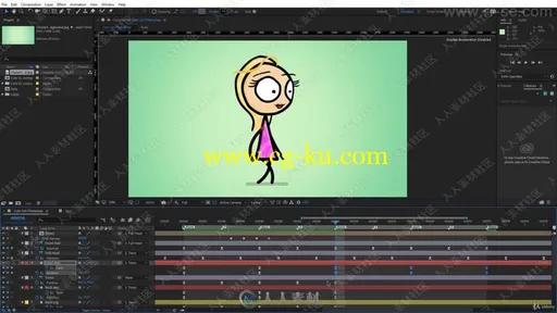 AE角色动画基础技能训练视频教程的图片1